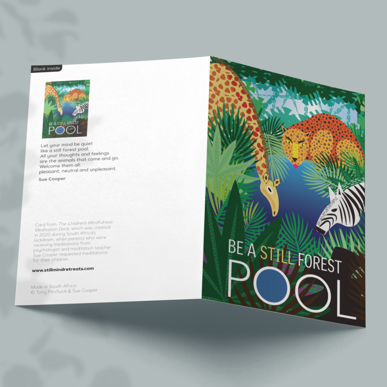 Be a Still Forest Pool Card